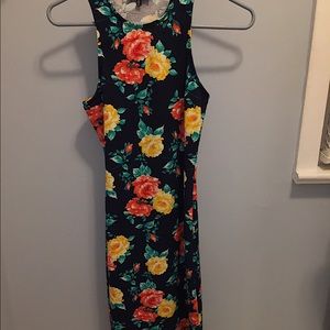 Forever 21 small floral long ankle length dress.